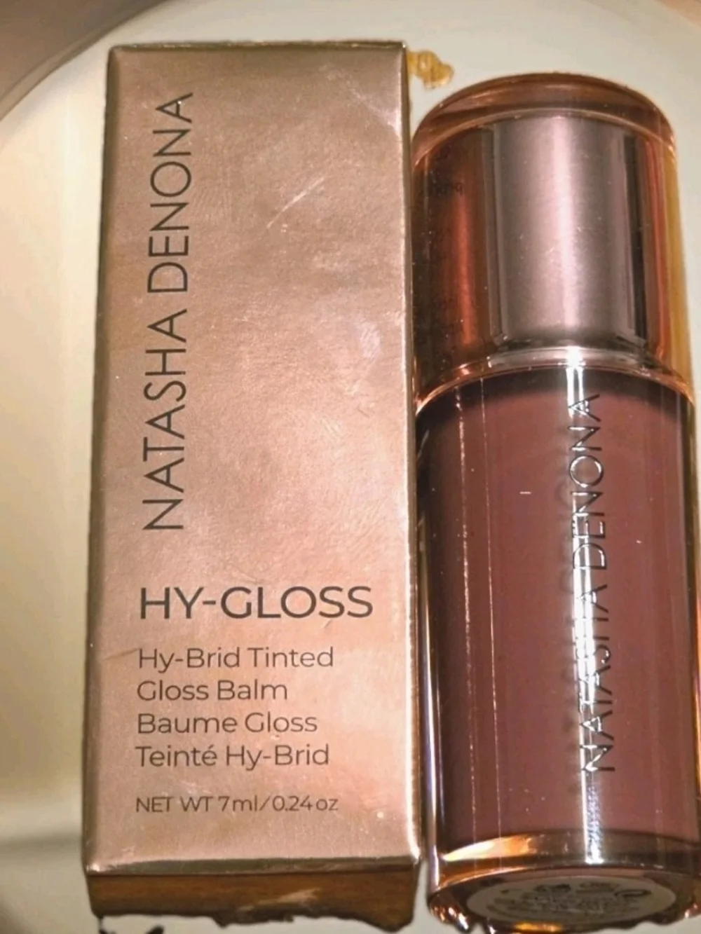 Natasha Denona HY-GLOSS Lip Gloss, Shade-Fresh Mauve Shine Finish 0.24 fl oz